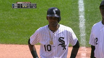 TEX@CWS: Ramirez ties game at 1 with RBI single