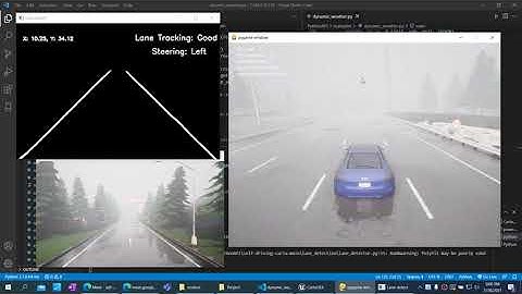 demo self-driving in carla with high resolution and dyamic weather