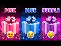Choose your gift pink blue or purple  how lucky are you  quiz forest