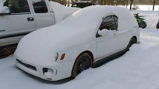 -3°F Cold Start Of My 2002 Subaru Impreza Outback WRX 2002 Subaru Impreza Wrx Startup Engine In Depth Tour