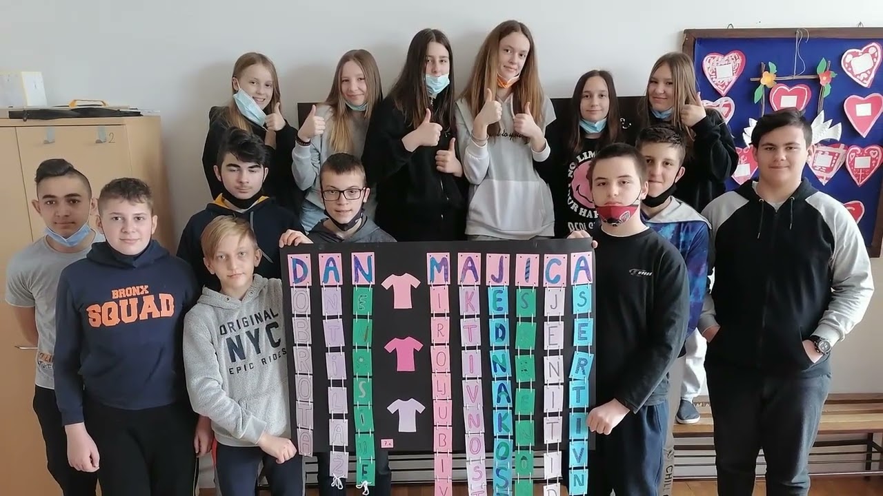 Dan ružičastih majica u Osnovnoj školi Đurđevac 2022.