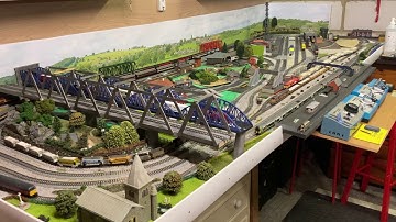 N gauge Kato unitrack British outline diesel running session