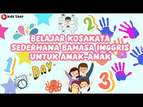 LEARNING ENGLISH FOR CHILDREN DAILY VOCABULARY THAT MUST BE MEMORIZED EVERYDAY WORDS