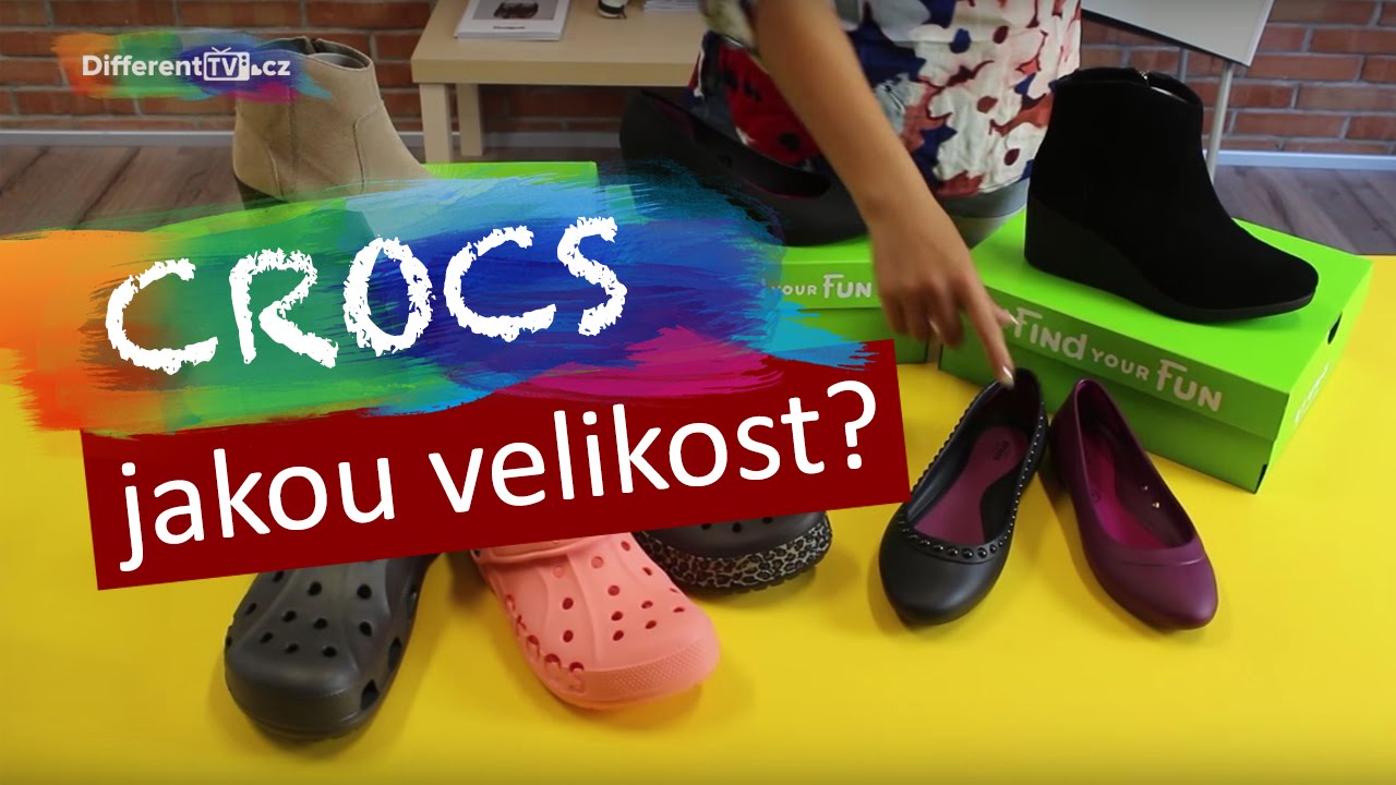 Velikosti Crocs • Different.cz