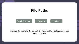 What is the difference between slashes, a single dot, and double dot in path syntax?