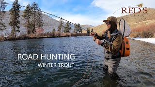 Winter Wading with a New Zealand Style Rig on the Yakima River I 4K 15014 Fisk Rd Yakima