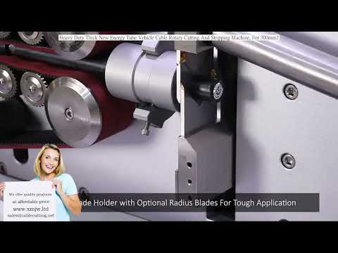 Heavy Duty Thick New Energy Tube Vehicle Cable Rotary Cutting And Stripping Machine for 300mm2