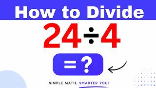 24÷4  Divide 24 by 4 - Long division Method