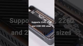 USB4 40Gbps to M.2 PCIe NVMe SSD Aluminium Enclosure by Akasa