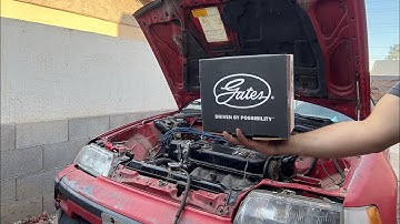 Honda CRX Si timing belt/water pump replacement.