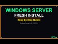 Windows Server 2022 Fresh Install — Complete Setup Guide for Beginners 2026