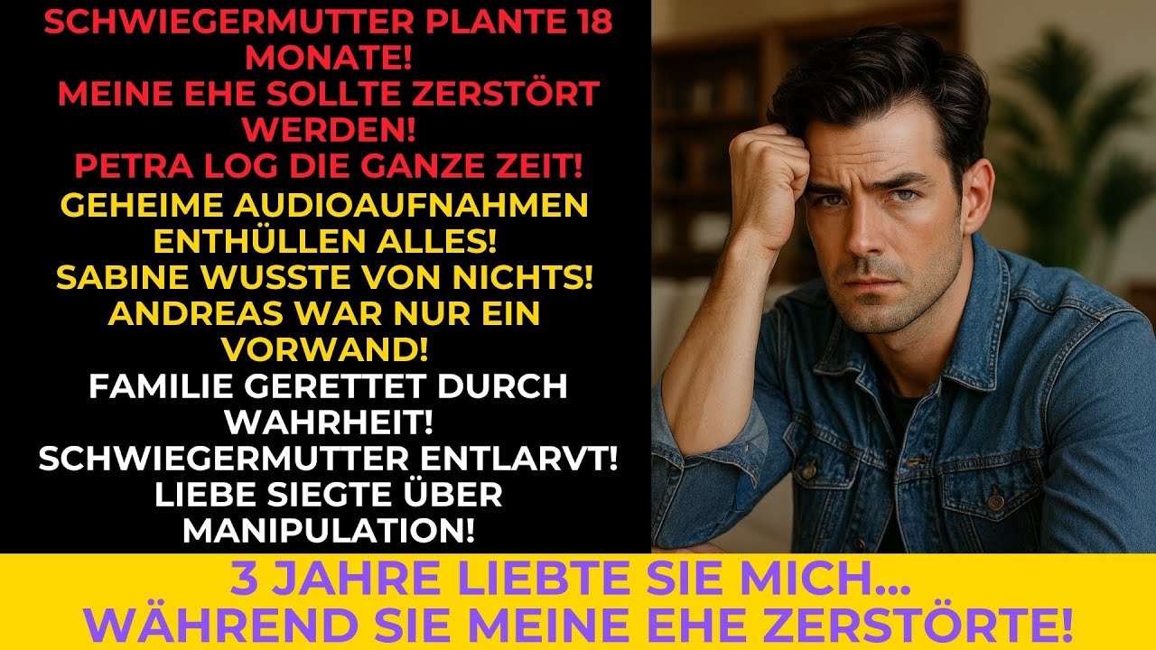 „3 Jahre liebte sie mich… doch ihre Mutter plante meine Zerstörung!“