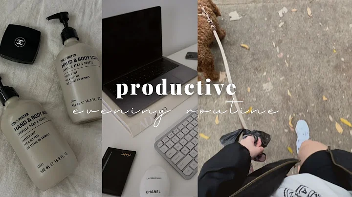 PRODUCTIVE EVENING ROUTINE | COSY - CHILL & AESTHE...
