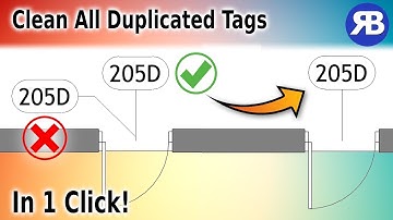 Revit Snippet: Clean All Duplicated Tags in 1 Click