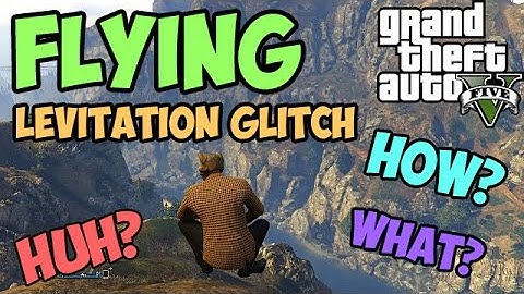 FLOATING/FLYING Glitch - Patch 1.22 TRAINS WILL MAKE ME FLY (GTA 5 Funny Moments Glitch)