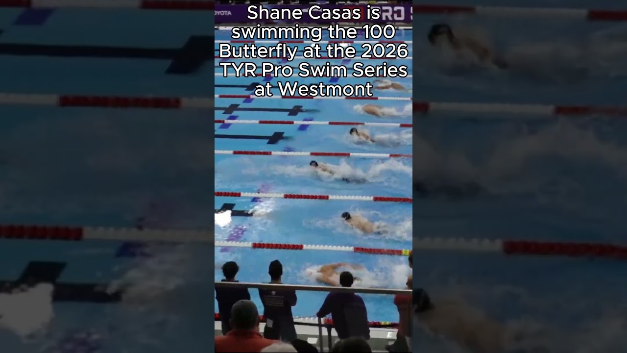 Shane Casas's Strong Performance in the 100 Butterfly at the 2026 TYR Pro Swim Series at Westmont
