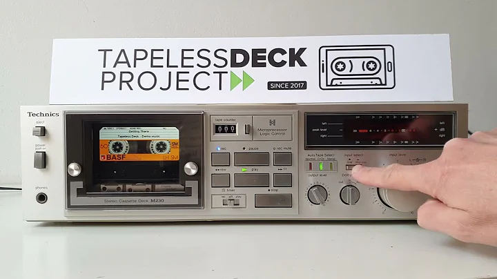 TECHNICS RS-M230 converted into MP3/FLAC/Bluetooth player - Tapeless Deck Project