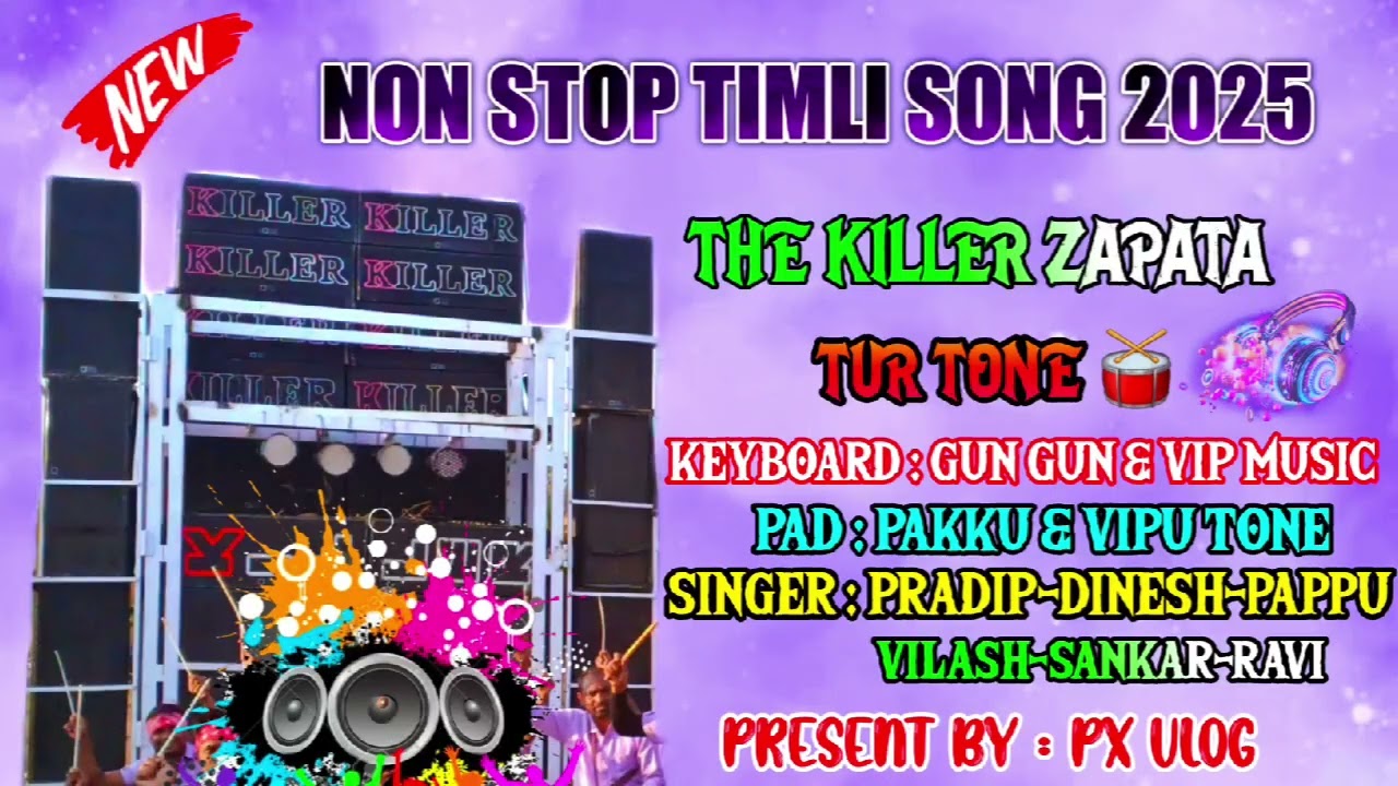 NON STOP TIMLI SONG 2025 !! KILLER MUSICAL BAND 🥁 TUR TONE MIXX 🫶 GUN GUN MUSIC.....