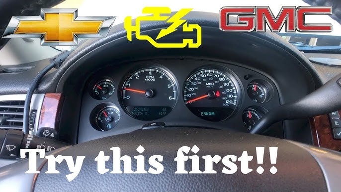 2001 Tahoe Check Engine Light Reset | Shelly Lighting