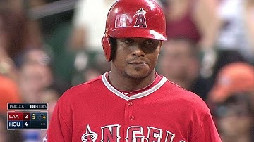 LAA@HOU: Aybar knocks in a run with single to center