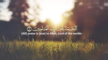 سورة الفاتحة للقارئ هزاع البلوشي | حالات واتس اب دينيه ❤🌿 القرآن الكريم