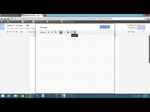 How to insert and draw on an image in Google Docs