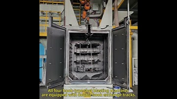 4sets of  hook shot blasting machine +2 sets of Crawler shot blasting machine have been installed