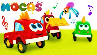 Sing with Mocas! The Incy Wincy Spider song. Cartoons for kids & Songs for kids. Nursery rhymes