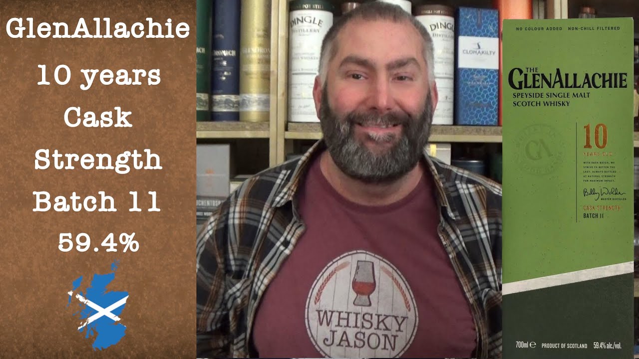 GlenAllachie 10 Years Cask Strength Batch 11 Speyside Single Malt