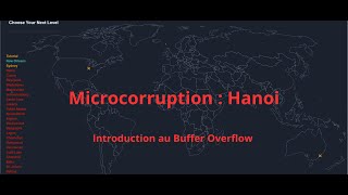 [MICROCORRUPTION HANOI] Solution + Explication : Le buffer Overflow