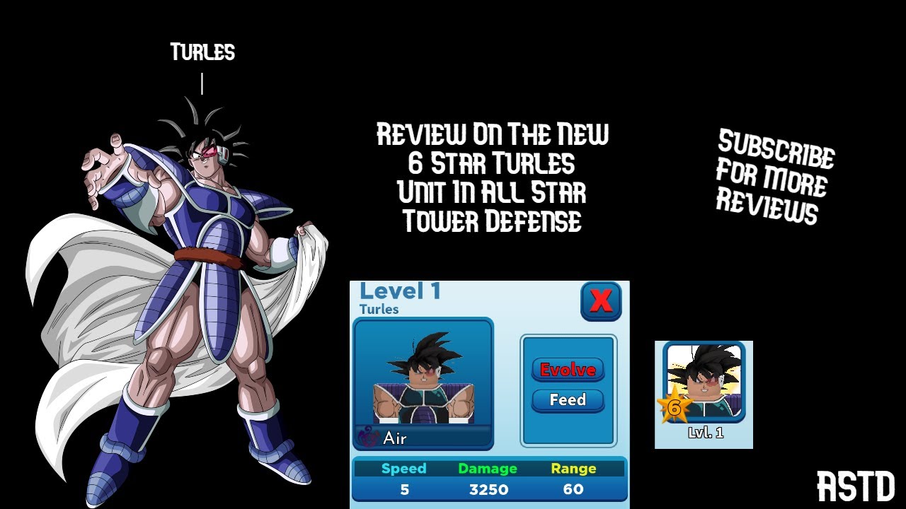 NEW 6 STAR TURLES UNIT REVIEW IN (All Star Tower Defense)