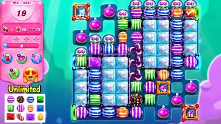 Candy Crush Saga Hard Top Levels #163 | Candy Crush Boosters 3 Star's Gameplay | Candy Crush UK  screenshot 4