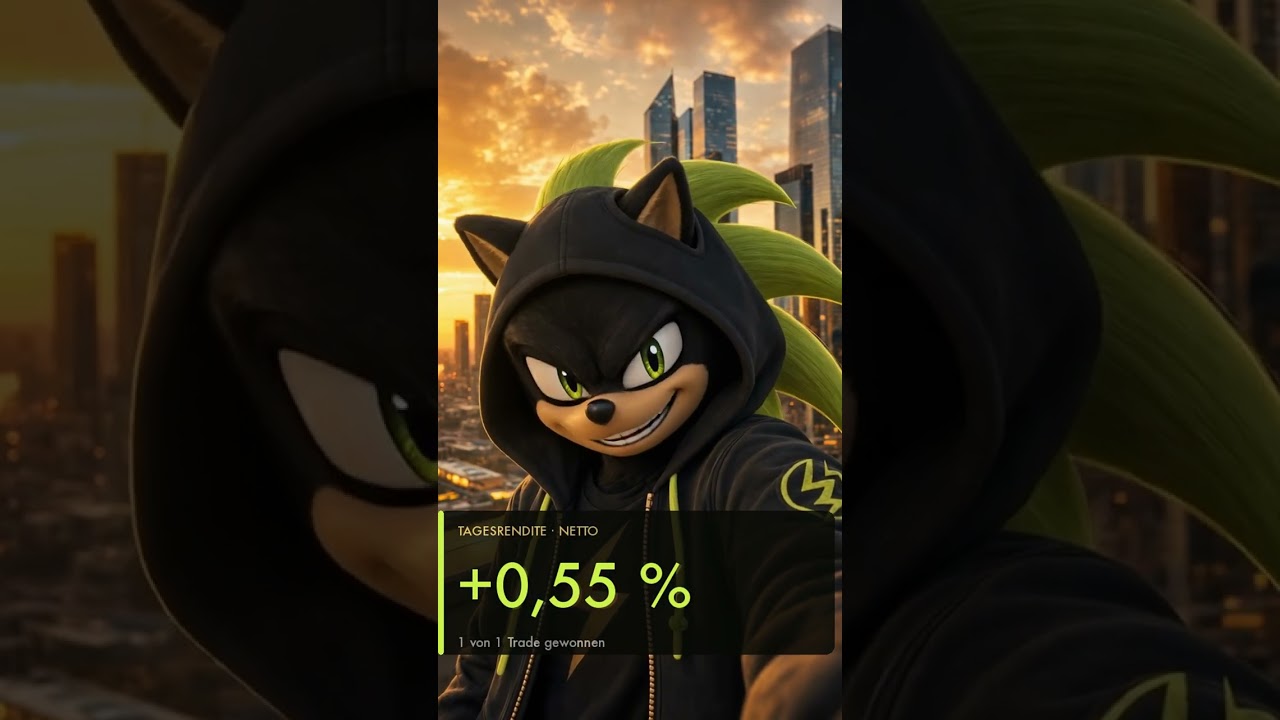 CopyX Trading Tagesvideo — 0,55% netto am 25.09.2026 mit SONIC AI