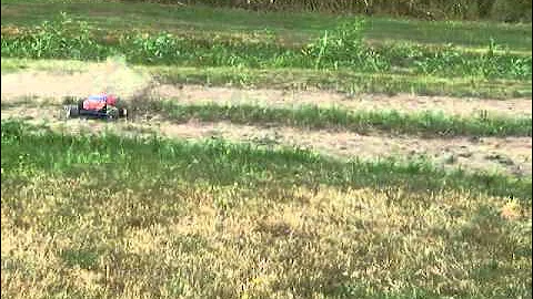 Team Associated RC10t4.1 on backyard track