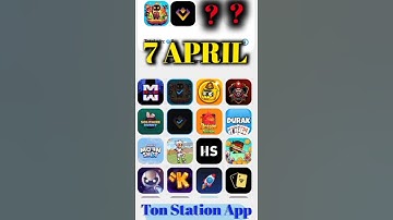 Ton Station App 7 April Daily combo | #shorts #tonstationapp #telegrammining #dailycombo
