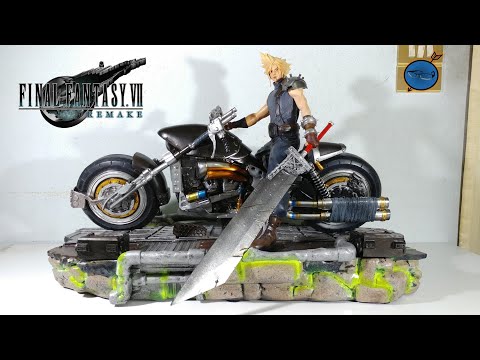 Final Fantasy VII Remake CLOUD STRIFE Hardy Daytona Statue 1/4
