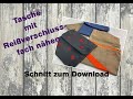 Tasche mit Reißverschlussfach nähen DIY