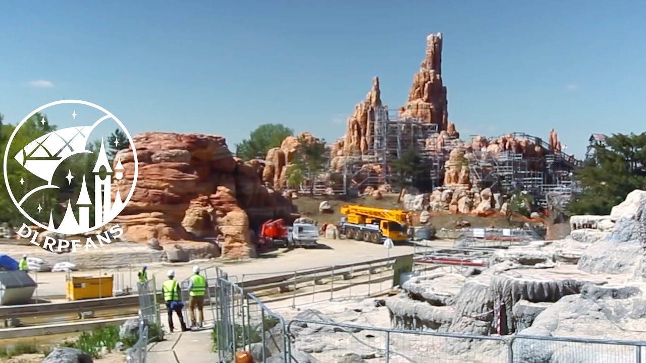 Секреты Большой Громовой Горы в Диснейленде в Париже