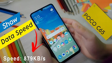Enable POCO C65 Internet Speed Meter on Notification Bar| Poco C65 Data Speed Show