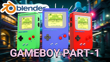 Blender 3.6 Tutorial - Create a 3D Gameboy | Part 1