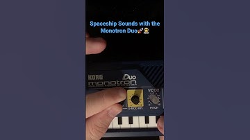Spaceship Sounds with the KORG Monotron Duo🚀👨‍🚀 | #Shorts