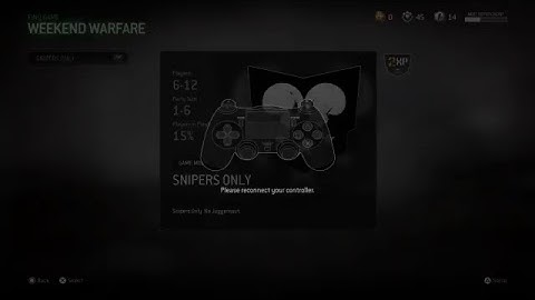MWR sniper only weekend!!!!!!