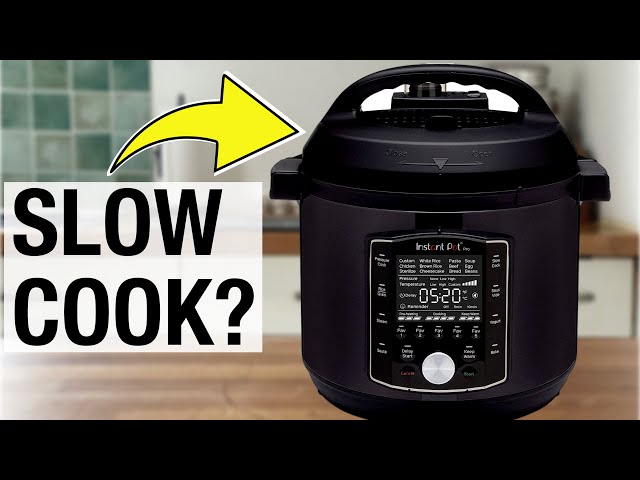 How to Use the Instant Pot Slow Cooker Setting