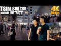 Hong kong night walk at tsim sha tsui tst 4kr  newly attractions tour trending hongkong