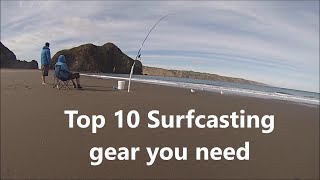 NZ Basic Fishing | Tutorial | 10 Surfcasting gears you need