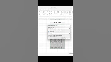 Pivot Table #shorts #ltshorts #excel