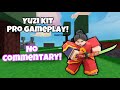 Yuzi kit pro gameplay no commentary roblox bedwars