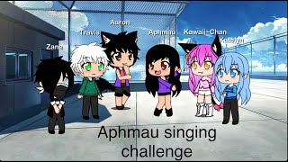 Gacha life Aphmau singing challenge(Flash warning)