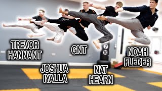 Martial Arts Tricking Sampler |  Ft. Trevor Hannant, Joshua Iyalla, Nat Hearn & Noah Fleder