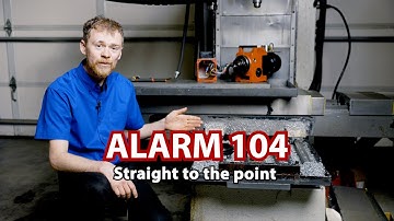 Alarm 104 Y Servo Error Too Large —Straight To The Point